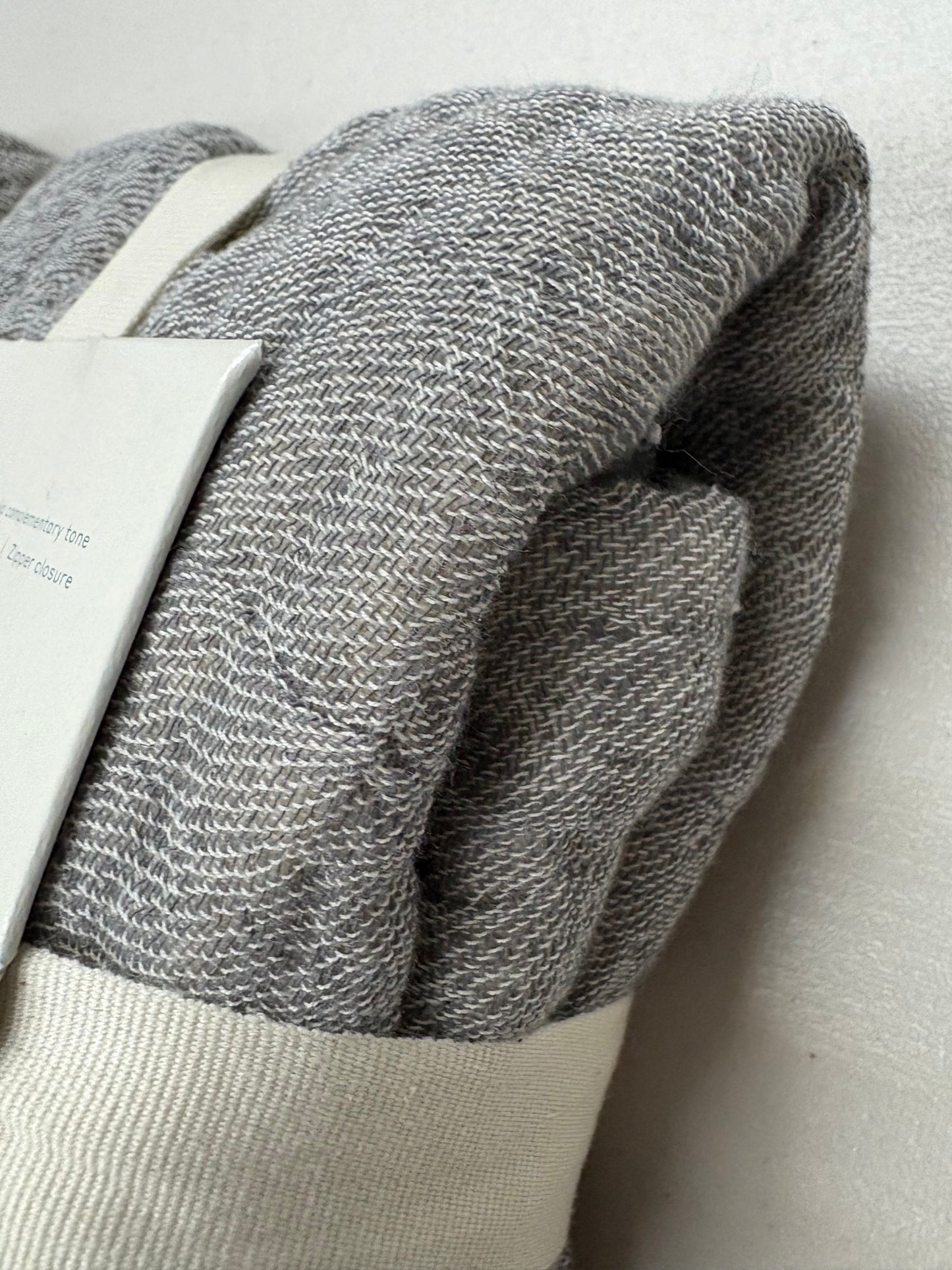 Casaluna Standard Chambray Cotton Pillow Shams Set, New