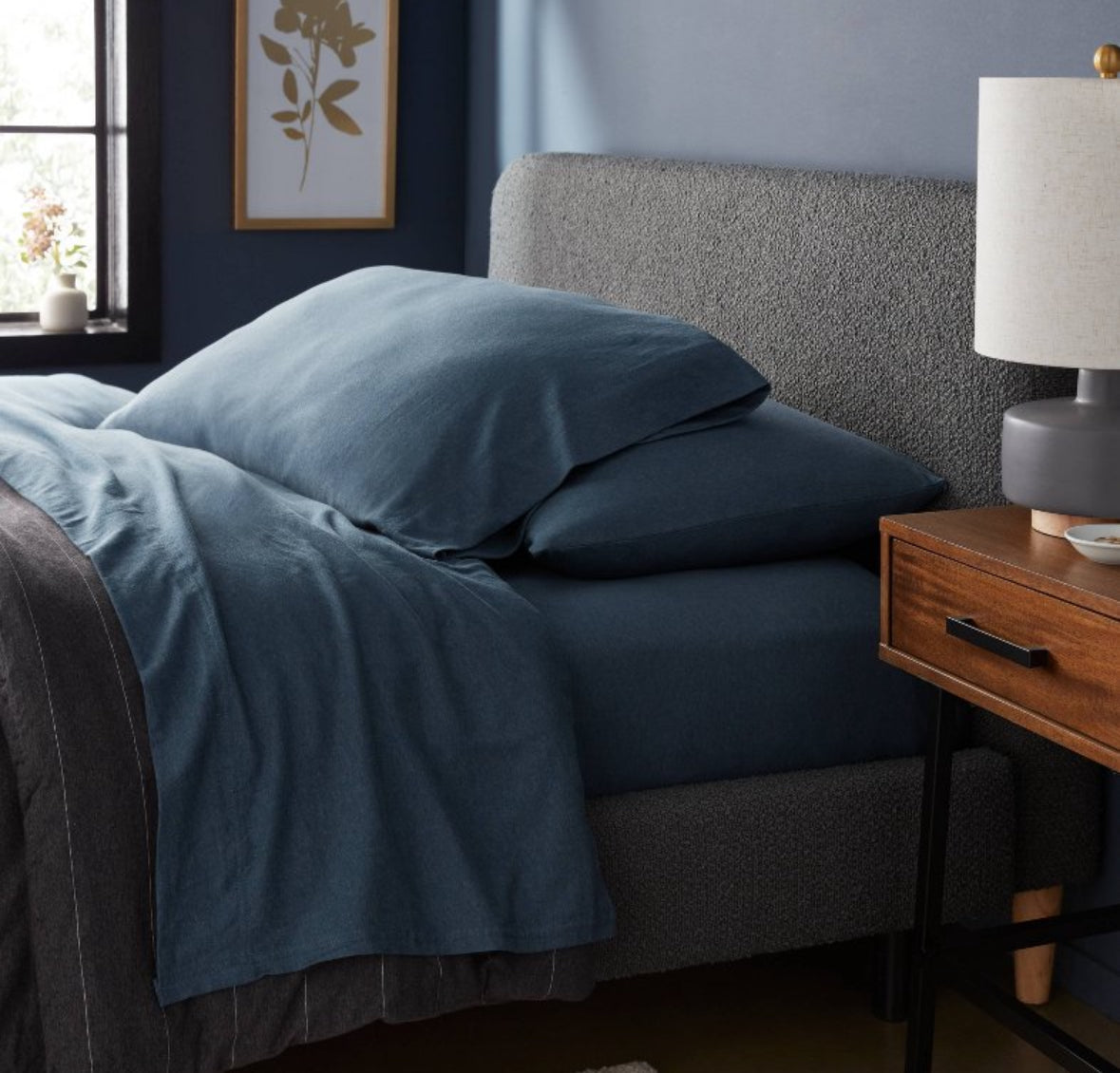 Threshold Twin/XL Twin Cotton Jersey Sheet Set, New