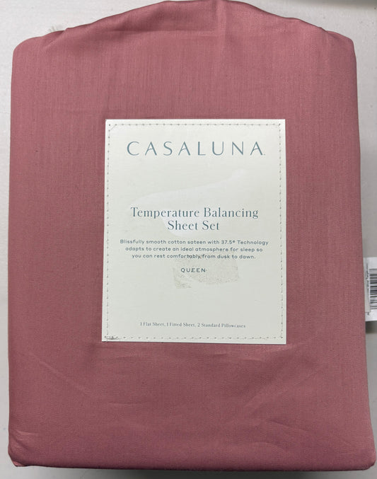 Casaluna Queen Temperature Balancing Sheet Set, New