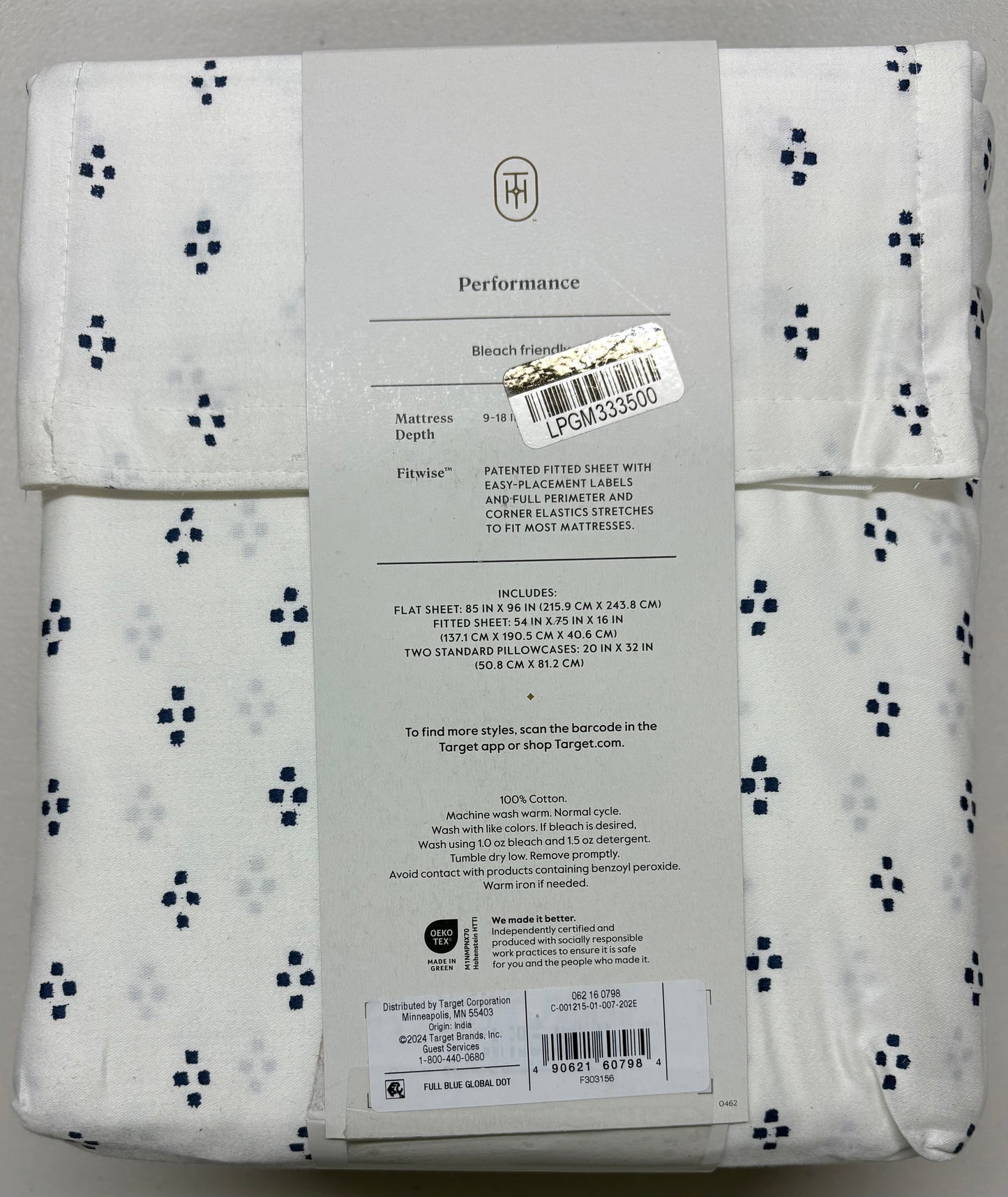 Threshold Full Performance Sheet Set, New