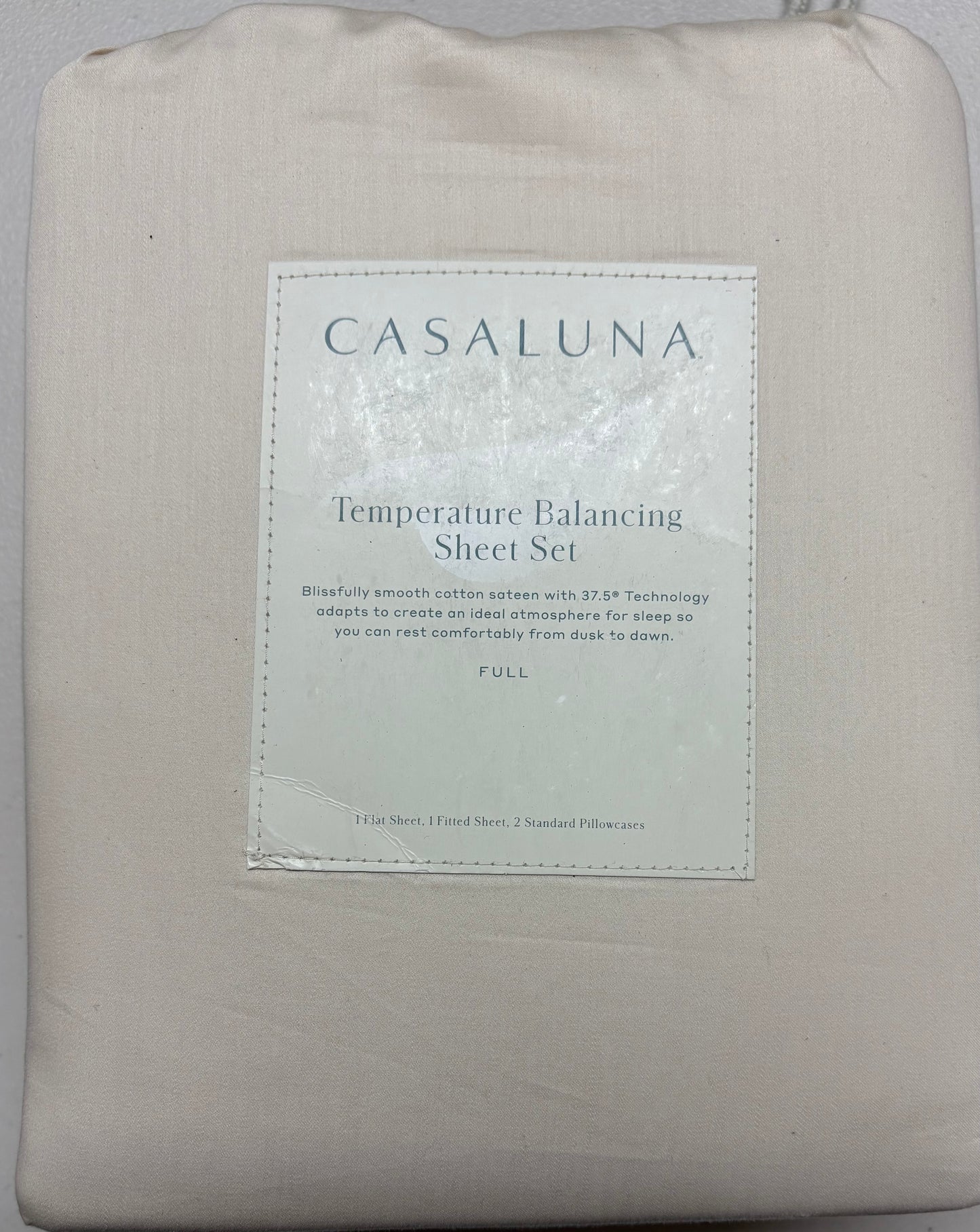 Casaluna Full Temperature Balancing Sheet & Pillowcase Sets Bundle, New