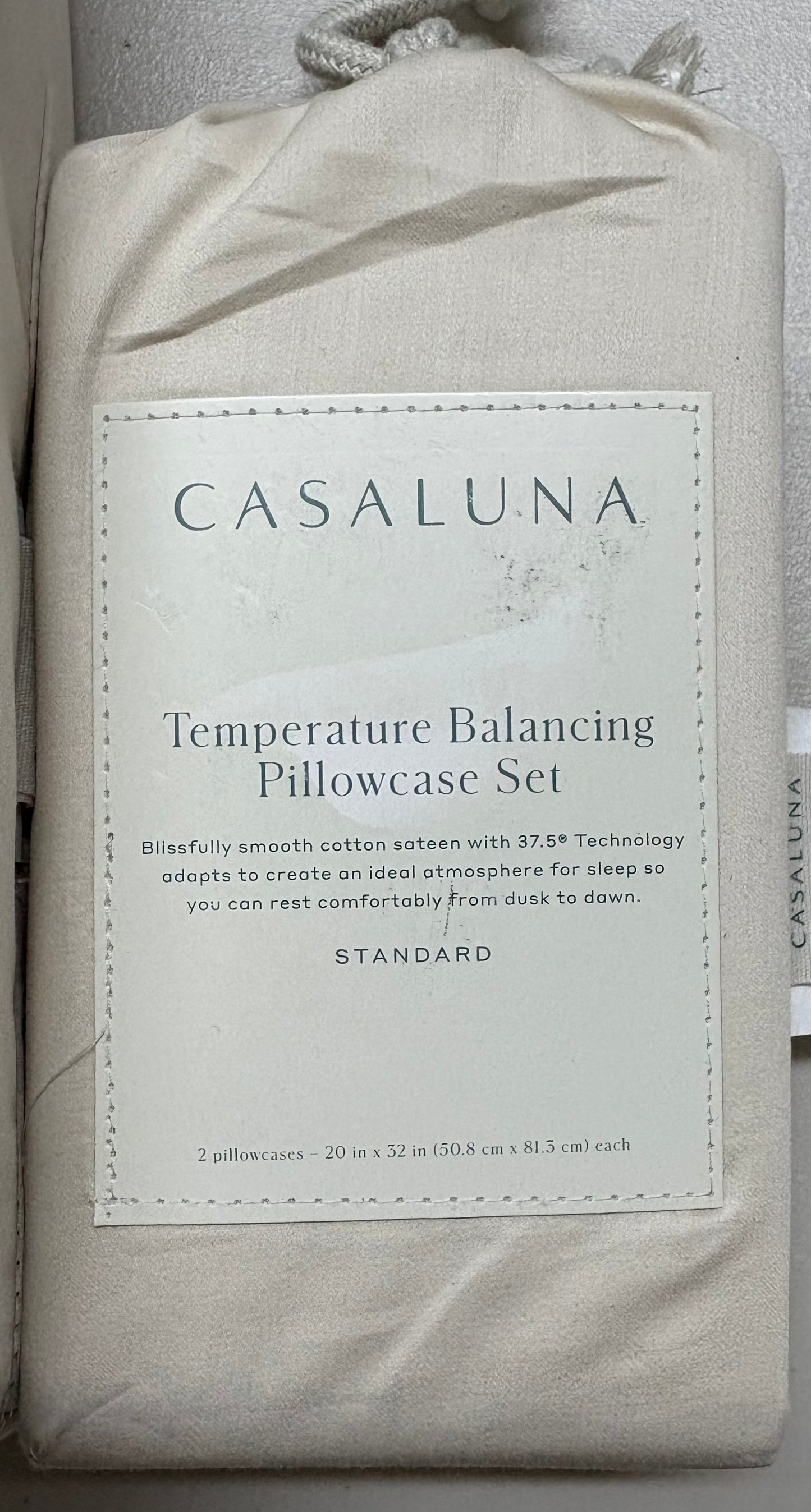Casaluna Full Temperature Balancing Sheet & Pillowcase Sets Bundle, New