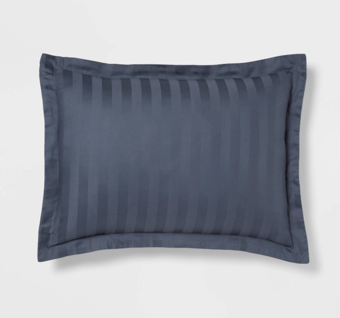 Threshold Full/Queen Luxe Striped Damask Duvet Set, New