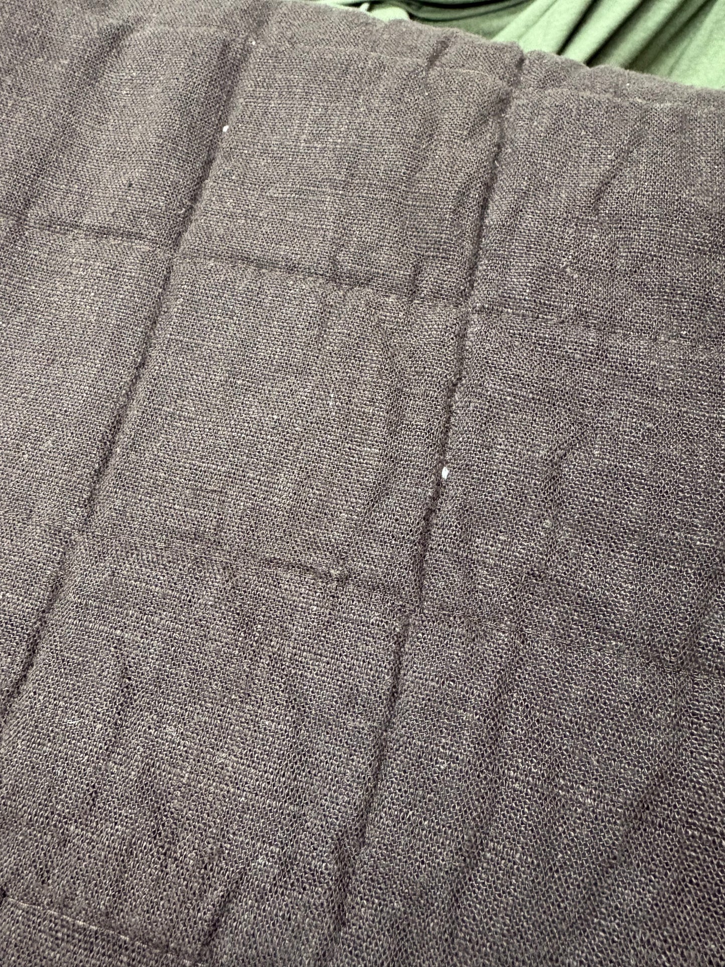 Casaluna Full/Queen Heavyweight Linen Blend Quilt & Shams Bundle, New