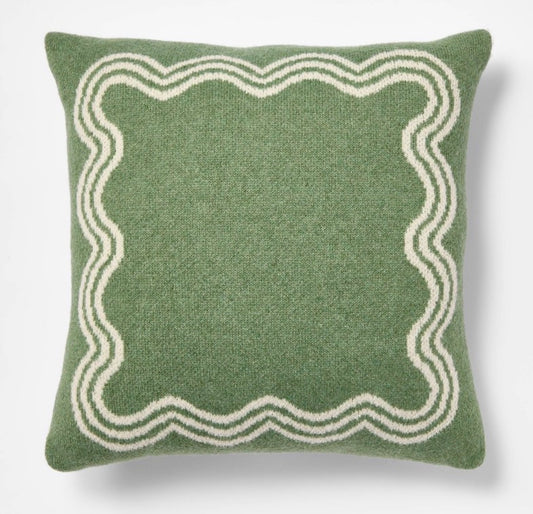 Studio McGee 24"x24" Jacquard Knit Throw Pillow Set, New