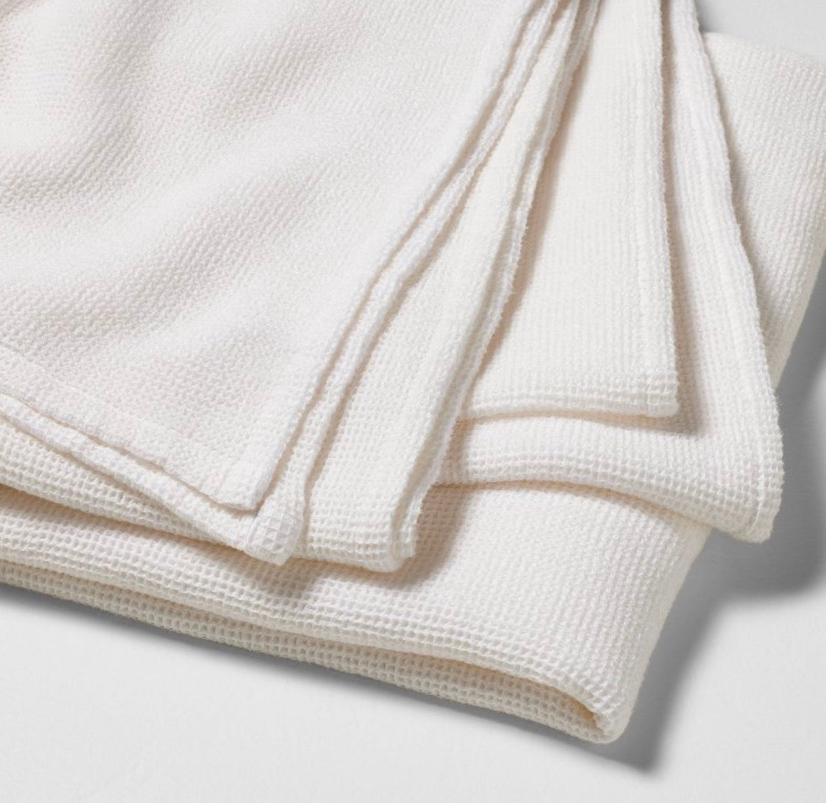 Casaluna King Micro Waffle Bed Blanket, New