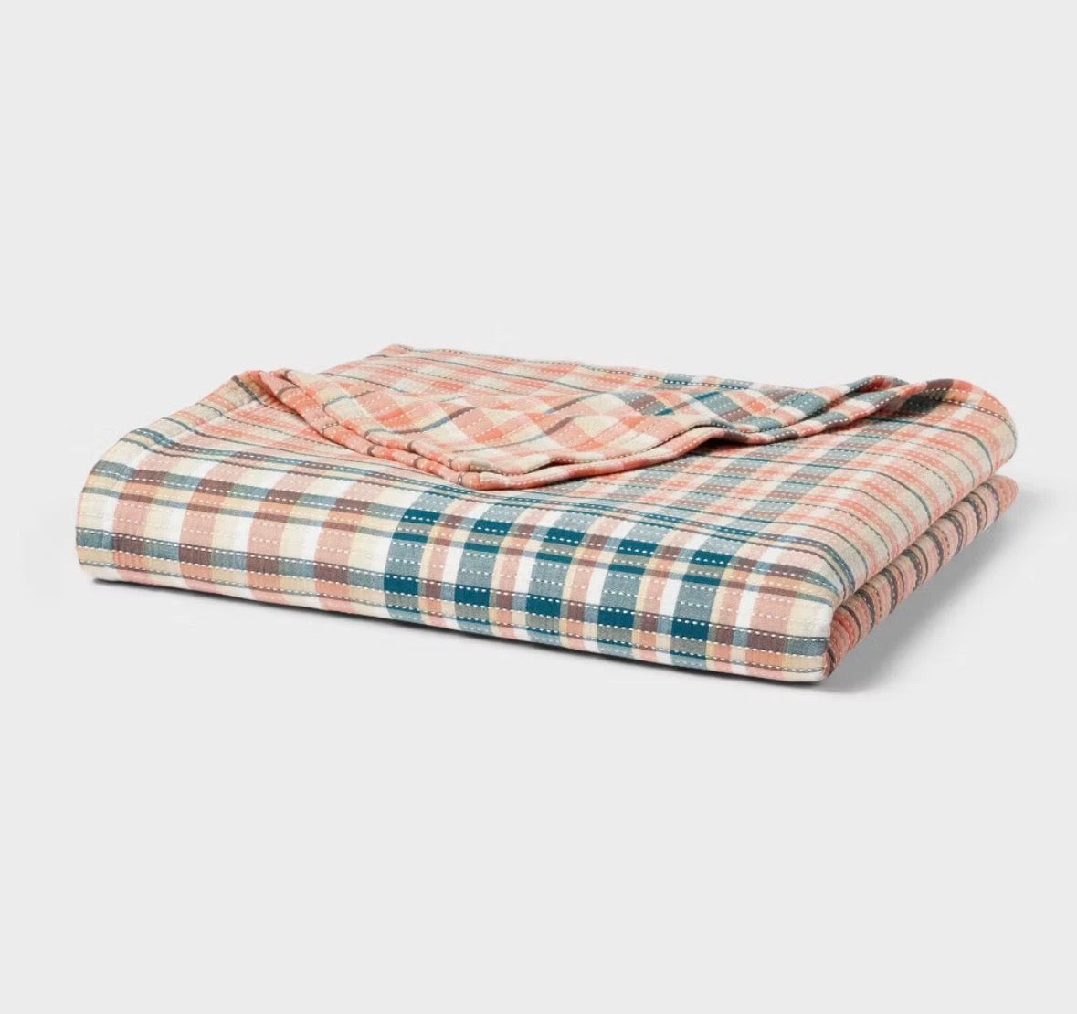 Threshold Full/Queen Matelasse Bed Blanket, New