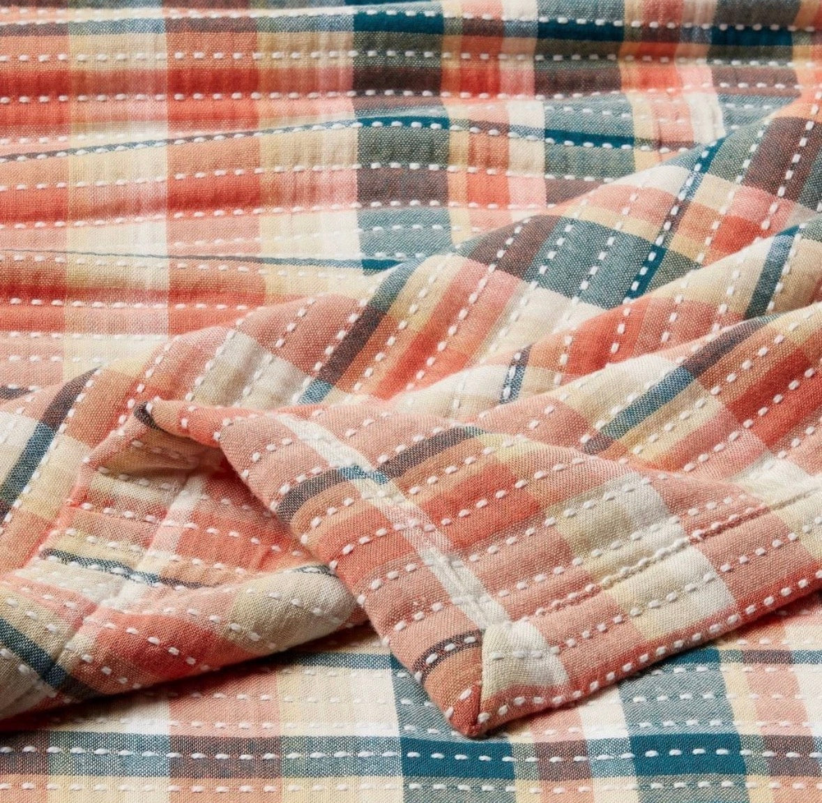 Threshold Full/Queen Matelasse Bed Blanket, New