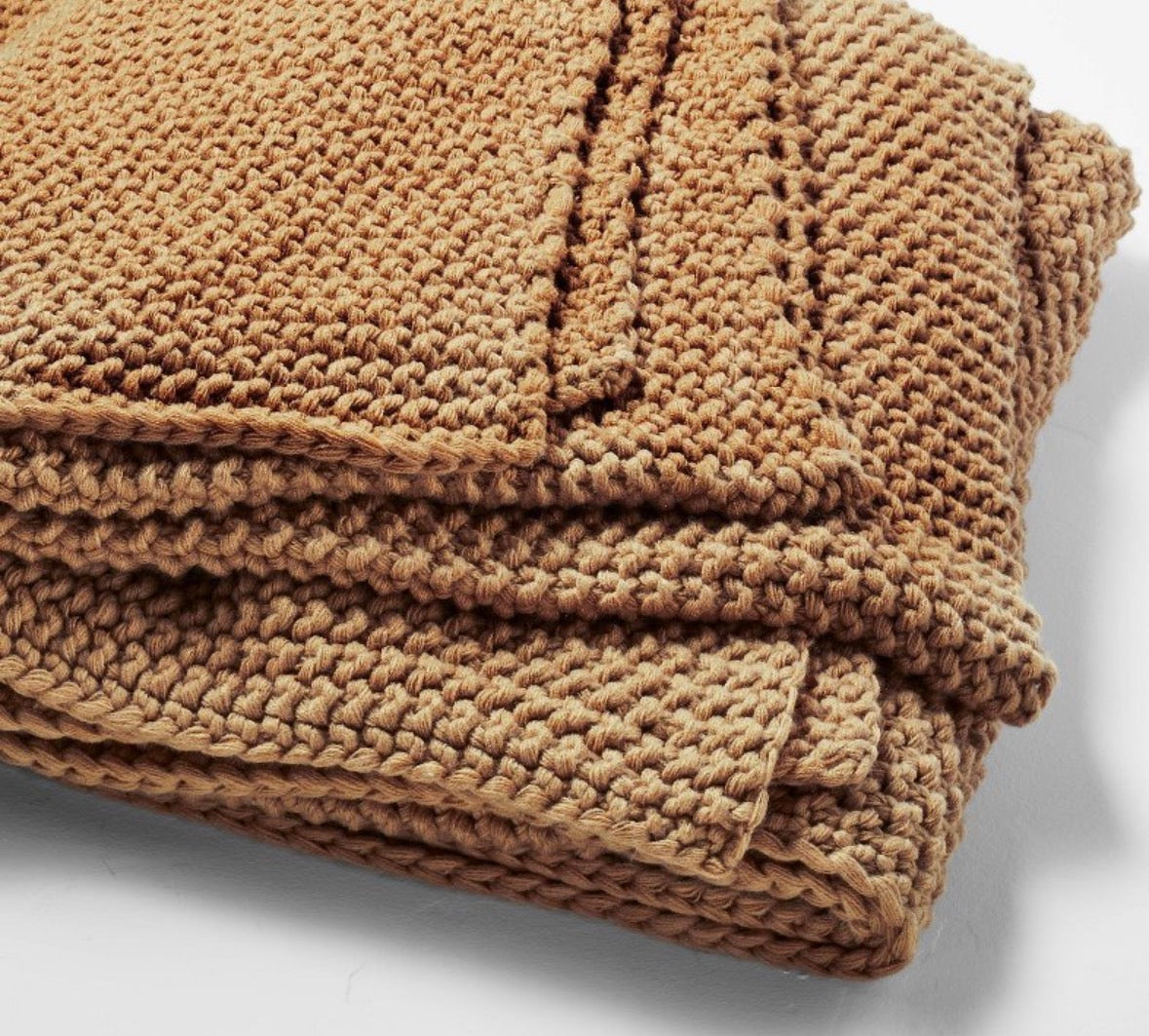 Casaluna King Chunky Knit Bed Blanket, New