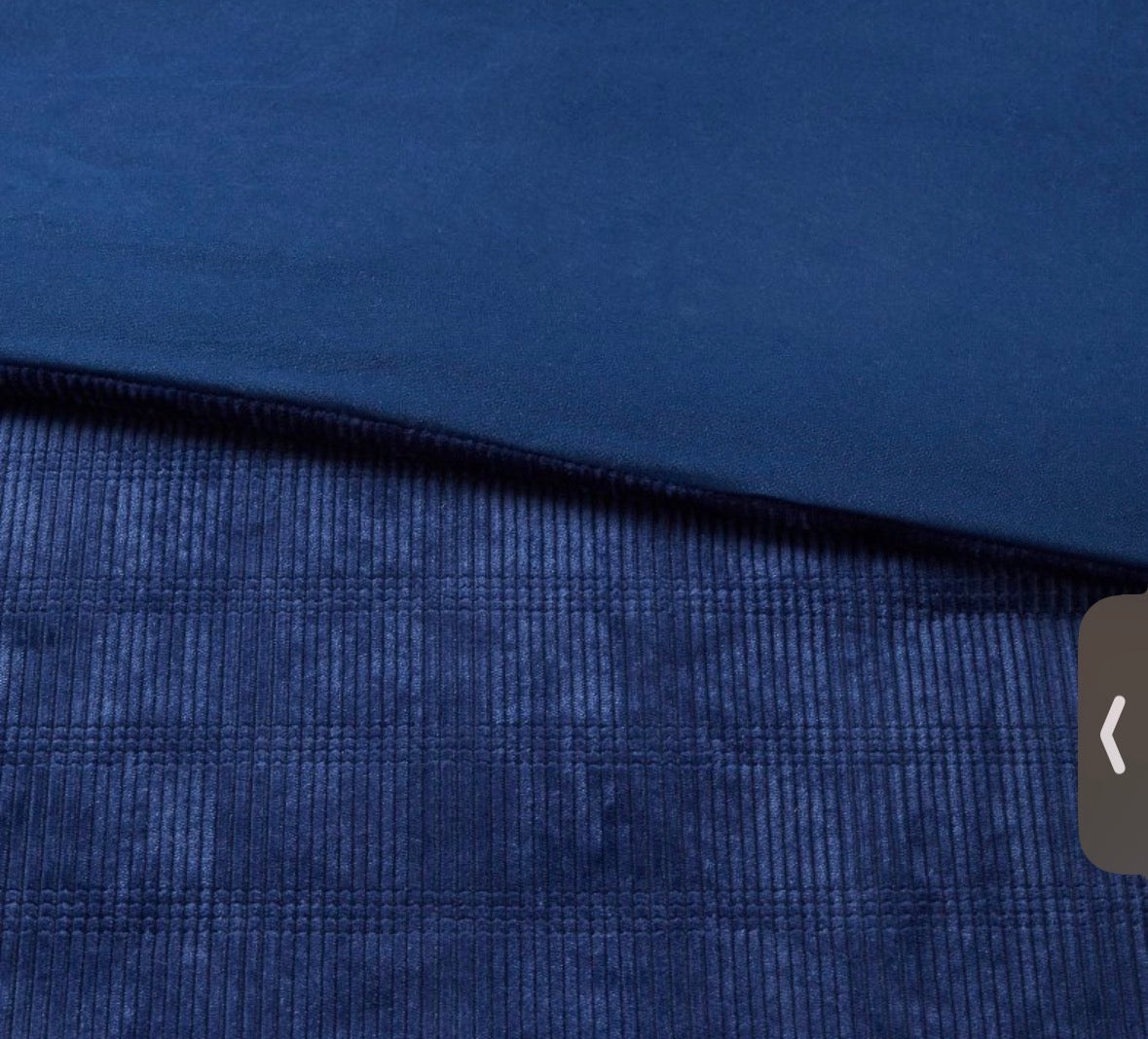 Room Essentials Full/Queen Corduroy Plaid Quilt, New