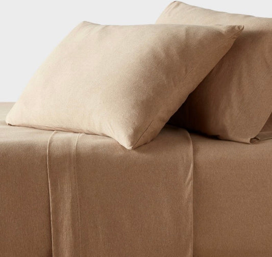 Threshold Full Cotton Jersey Sheet Set, New