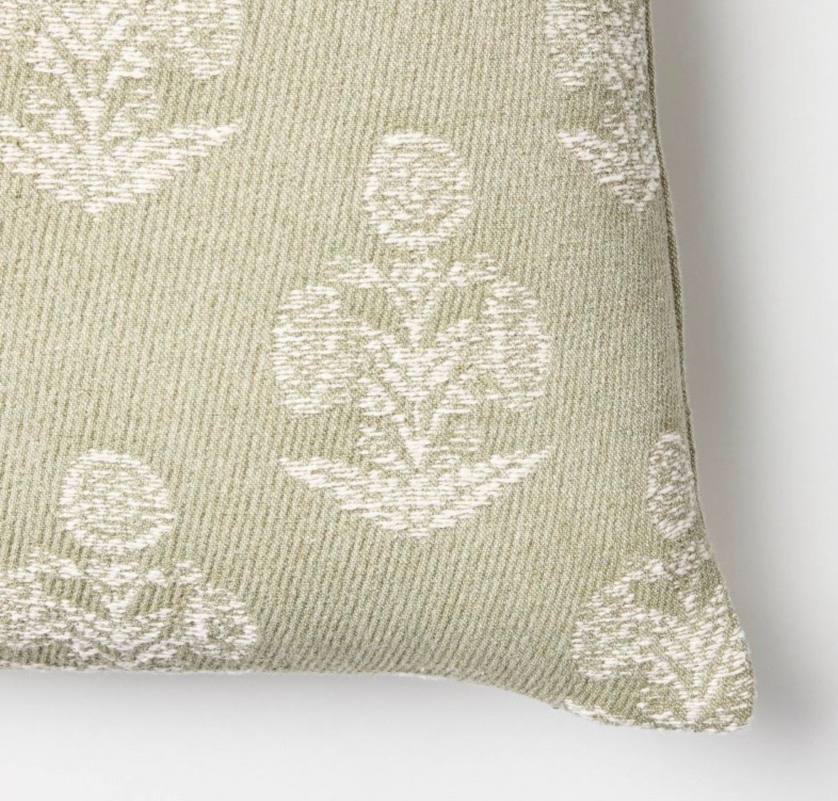 Studio McGee 20”x20” Woven Block Print Throw Pillow Set, New