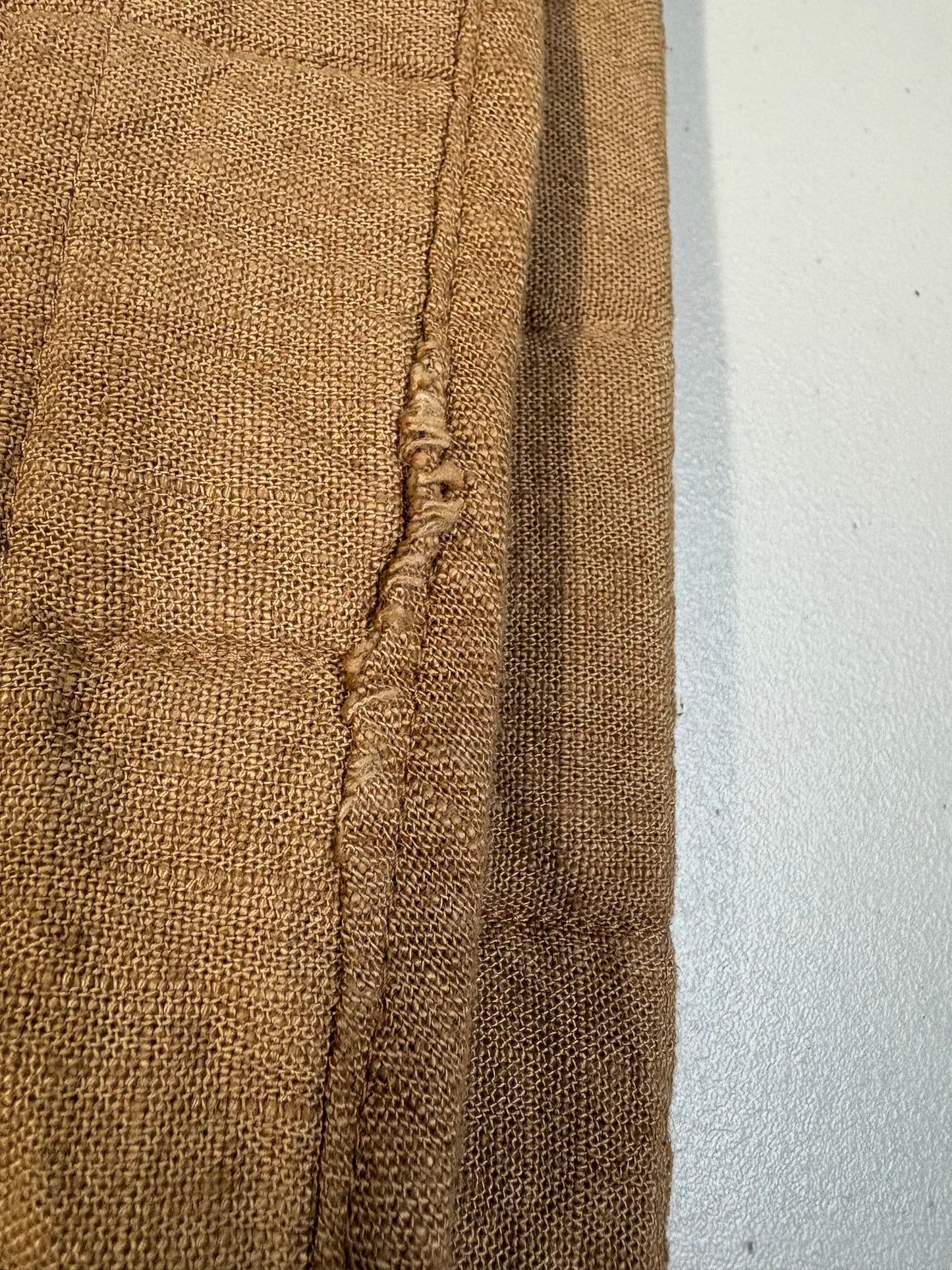 Casaluna Full/Queen Heavyweight Linen Blend Quilt & Shams Bundle, New