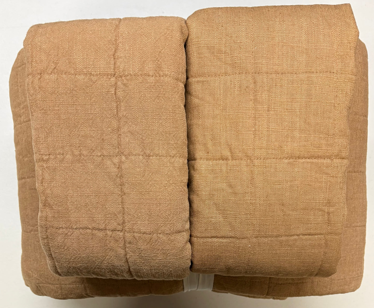 Casaluna Full/Queen Heavyweight Linen Blend Quilt & Shams Bundle, New