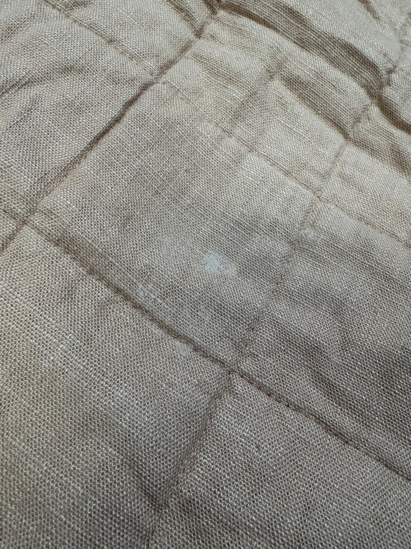 Casaluna King Heavyweight Linen Blend Quilt, New