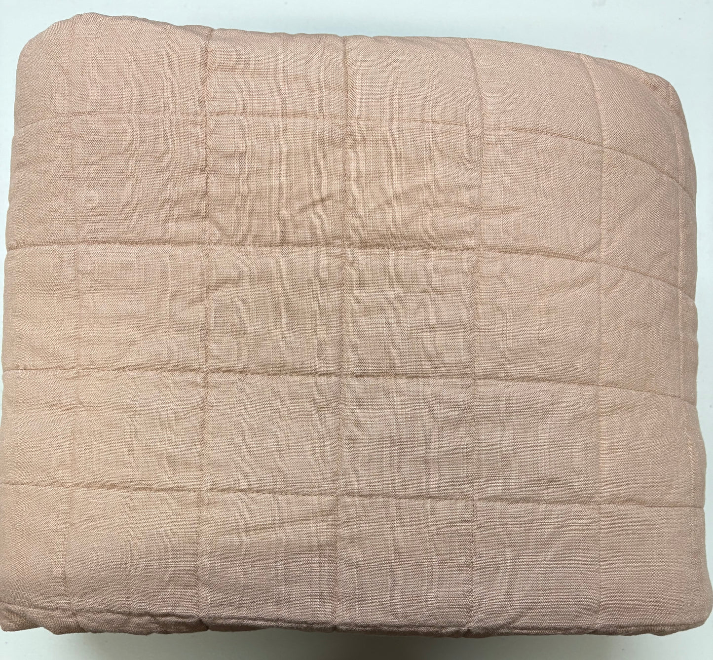 Casaluna King Heavyweight Linen Blend Quilt, New