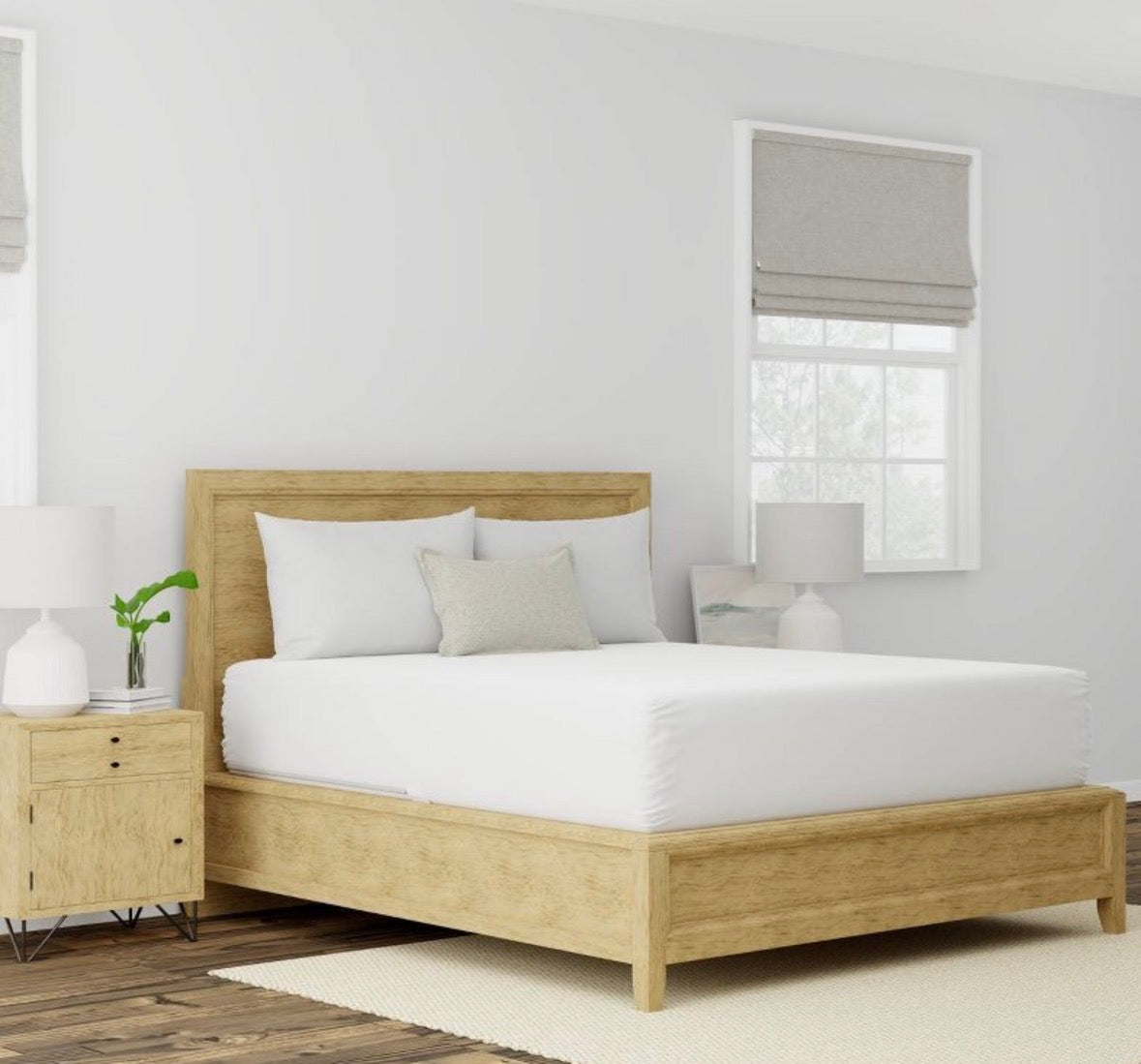 Allerease King Flex Fit Zippered Mattress Protector, New