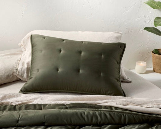 Casaluna King Blissful Bamboo Pillow Shams Set, New