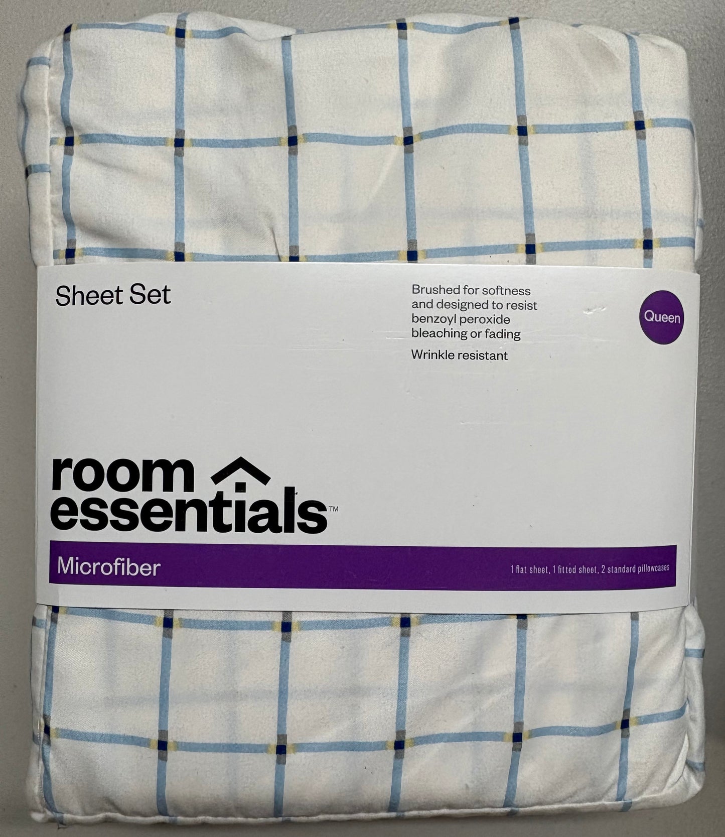 Room Essentials Queen Bedding Bundle, New