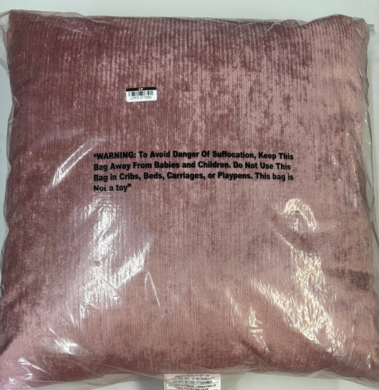 Threshold 24”x24” Shiny Throw Pillow Set, New