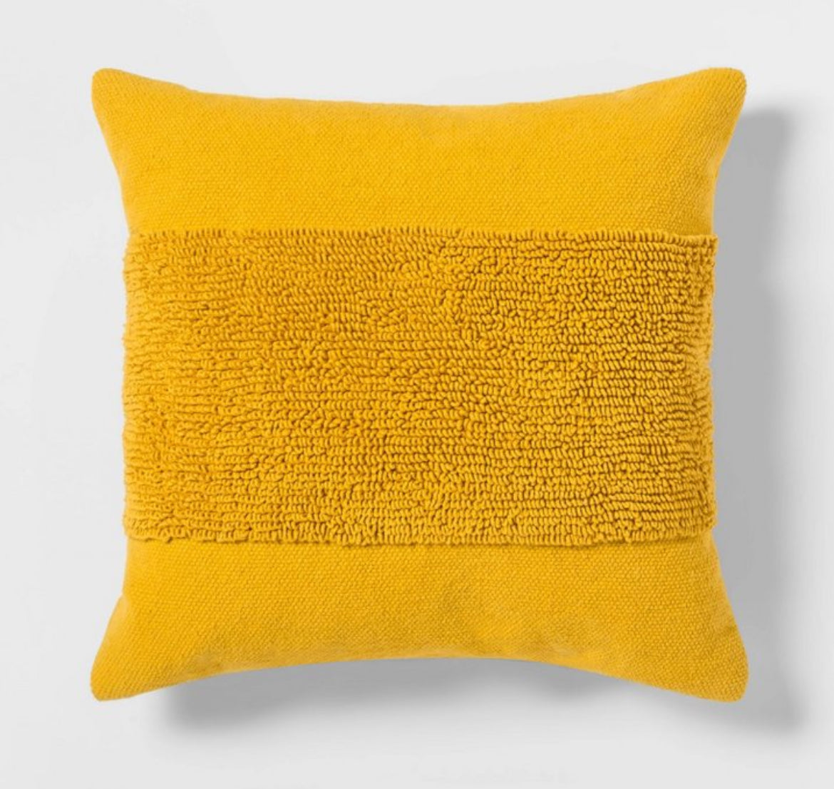 Threshold 18"x18" Modern Tufted Square Throw Pillow, New