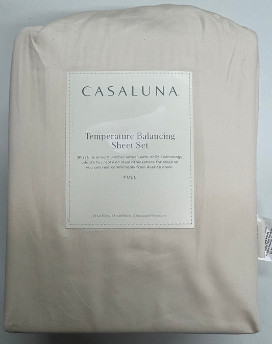 Casaluna Full Temperature Balancing Sheet Set, New