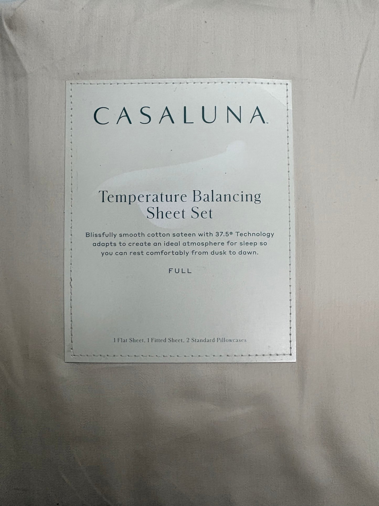 Casaluna Full Temperature Balancing Sheet Set, New